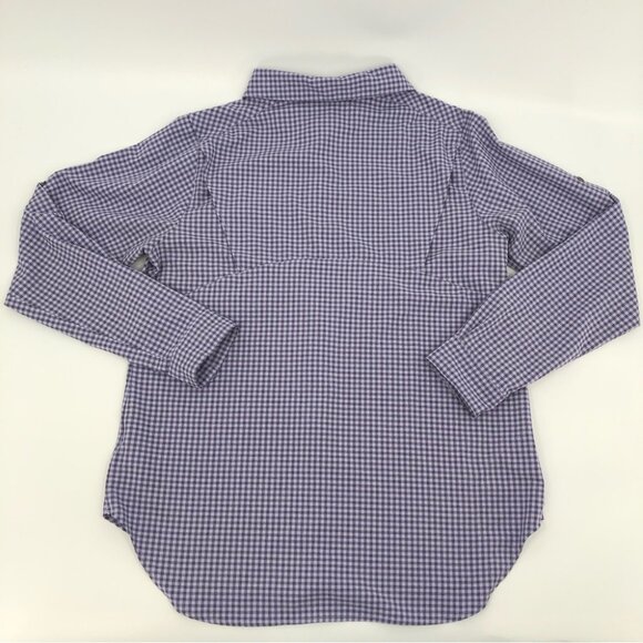 Columbia Purple Breathable Button-Up Shirt | All Seasons Ready - Picture 2 of 3